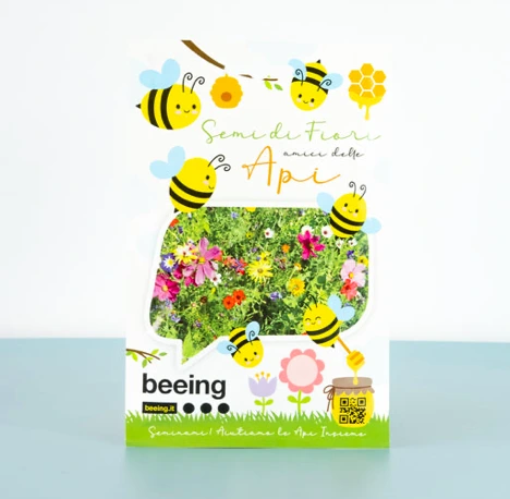 Sacchetto di semi di fiori per le api
